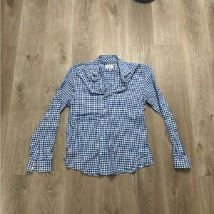 Ben Sherman Blue and White Gingham Shirt